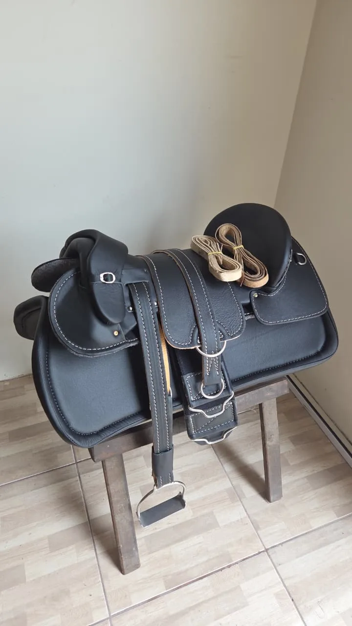 Kit Sela Freio de Ouro para cavalo