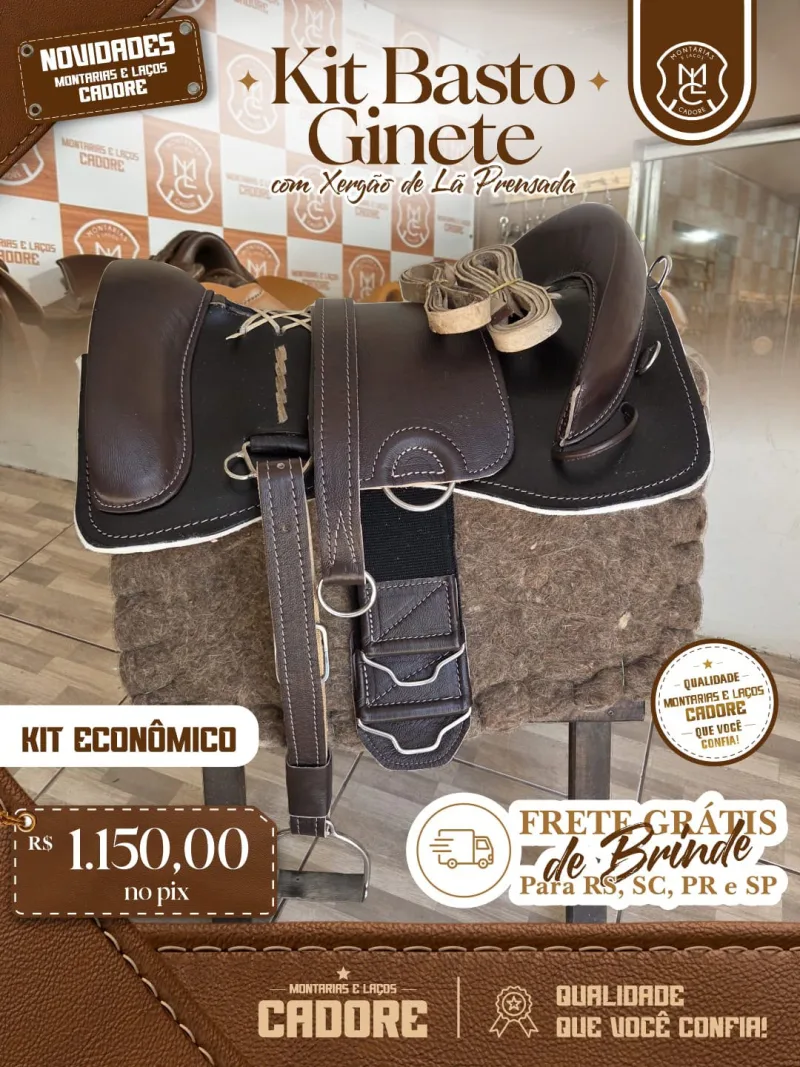 Kit Basto prova ginete econômico