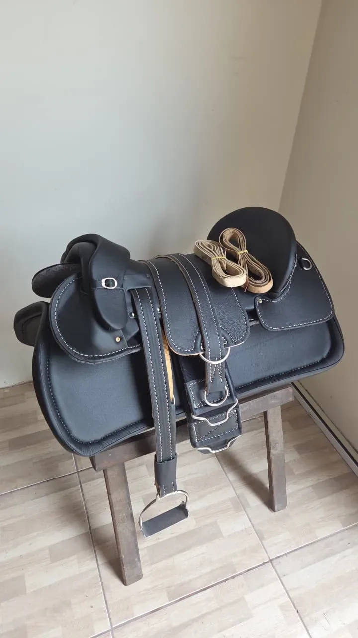 Kit Sela Freio de Ouro para cavalo