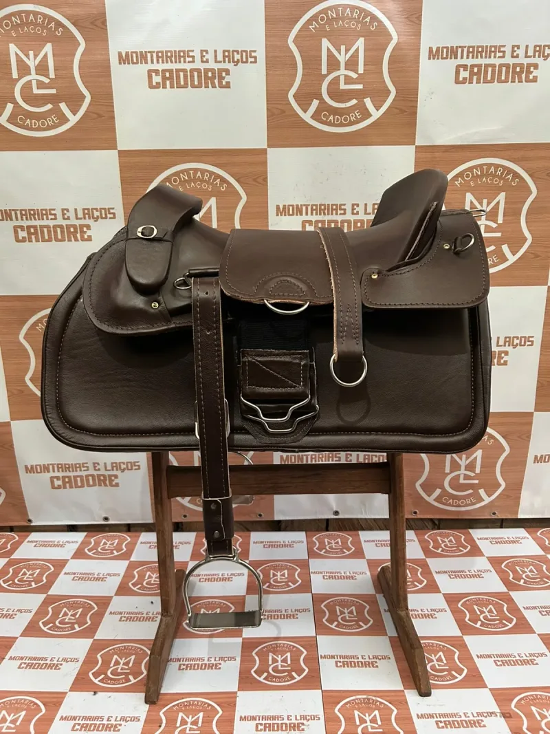 Kit Sela Freio de Ouro para cavalo