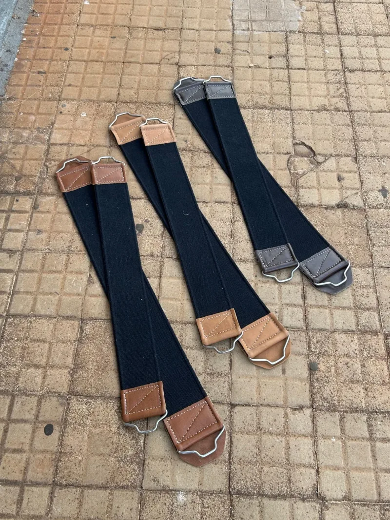Barrigueira de Fita Preta para cavalo