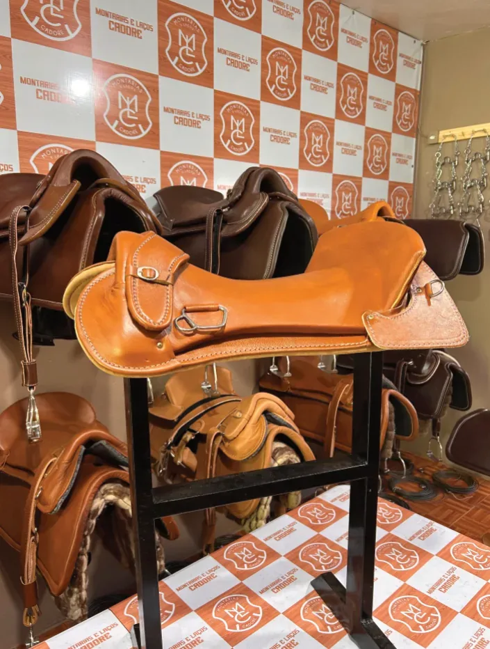 Sela Freio de Ouro Nº2 ou Nº3 para cavalo