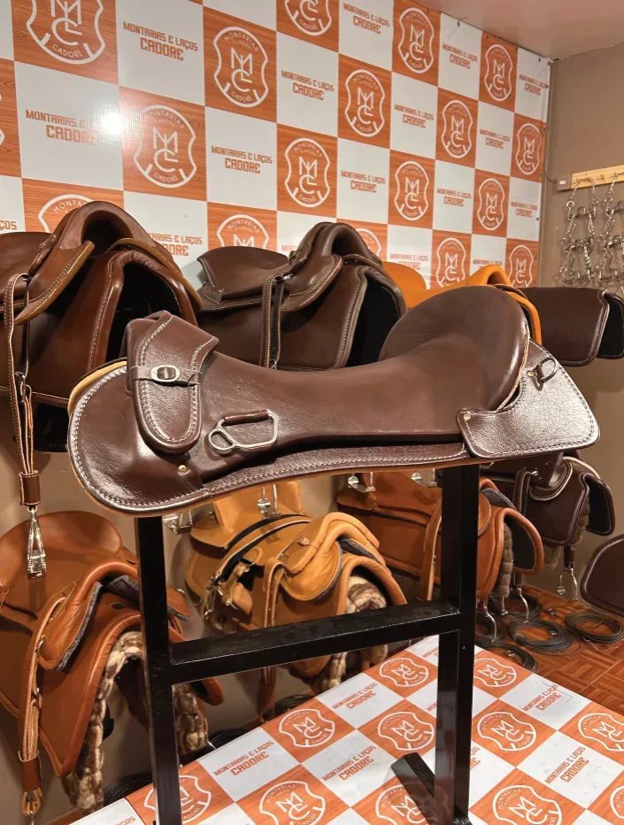 Sela Freio de Ouro Nº2 ou Nº3 para cavalo