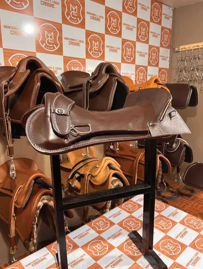 Sela Freio de Ouro Nº2 ou Nº3 para cavalo