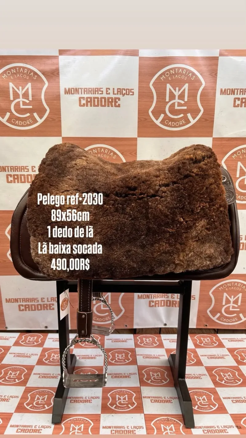 Pelego de Lã para cavalo