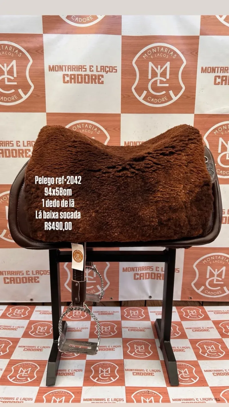 Pelego de Lã para cavalo