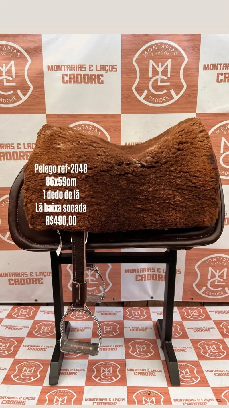 Pelego de Lã para cavalo