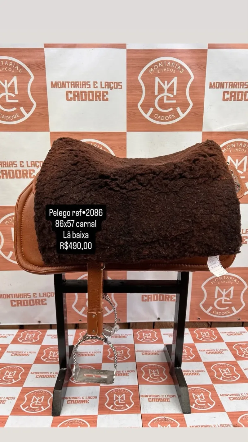Pelego de Lã para cavalo
