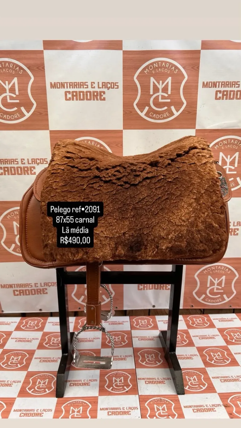 Pelego de Lã para cavalo