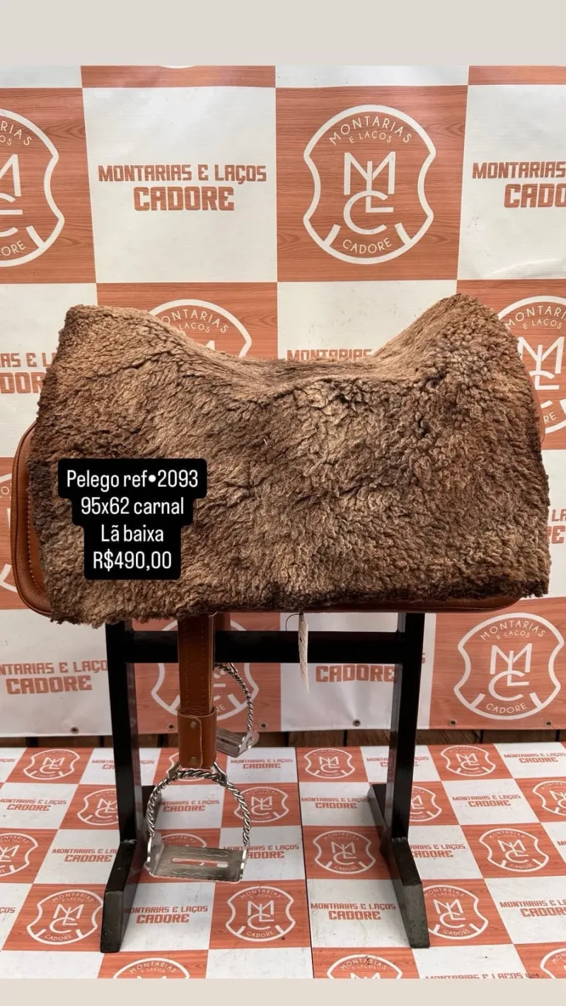 Pelego de Lã para cavalo