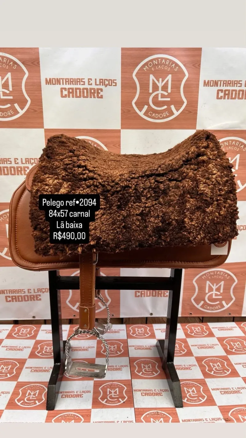 Pelego de Lã para cavalo