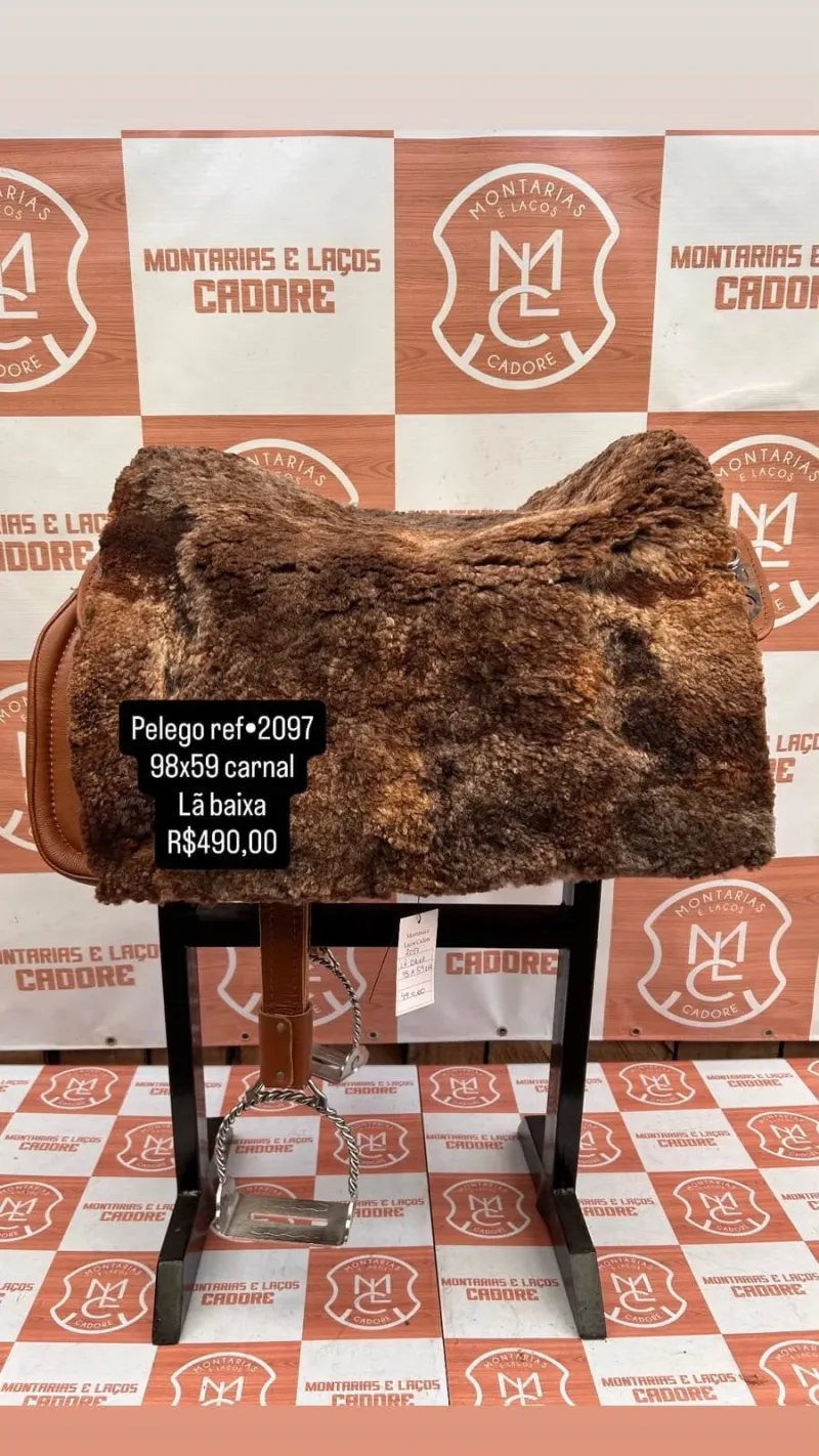 Pelego de Lã para cavalo