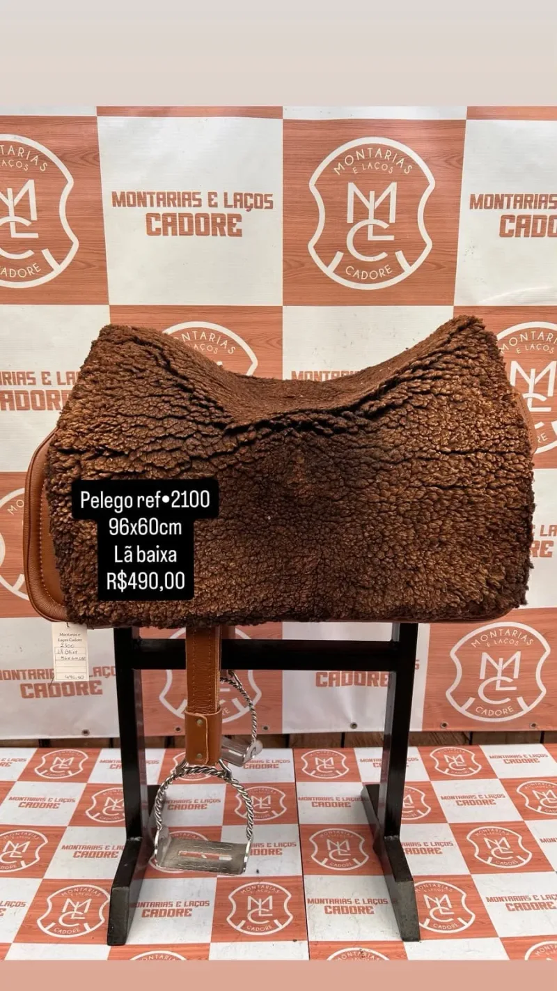 Pelego de Lã para cavalo
