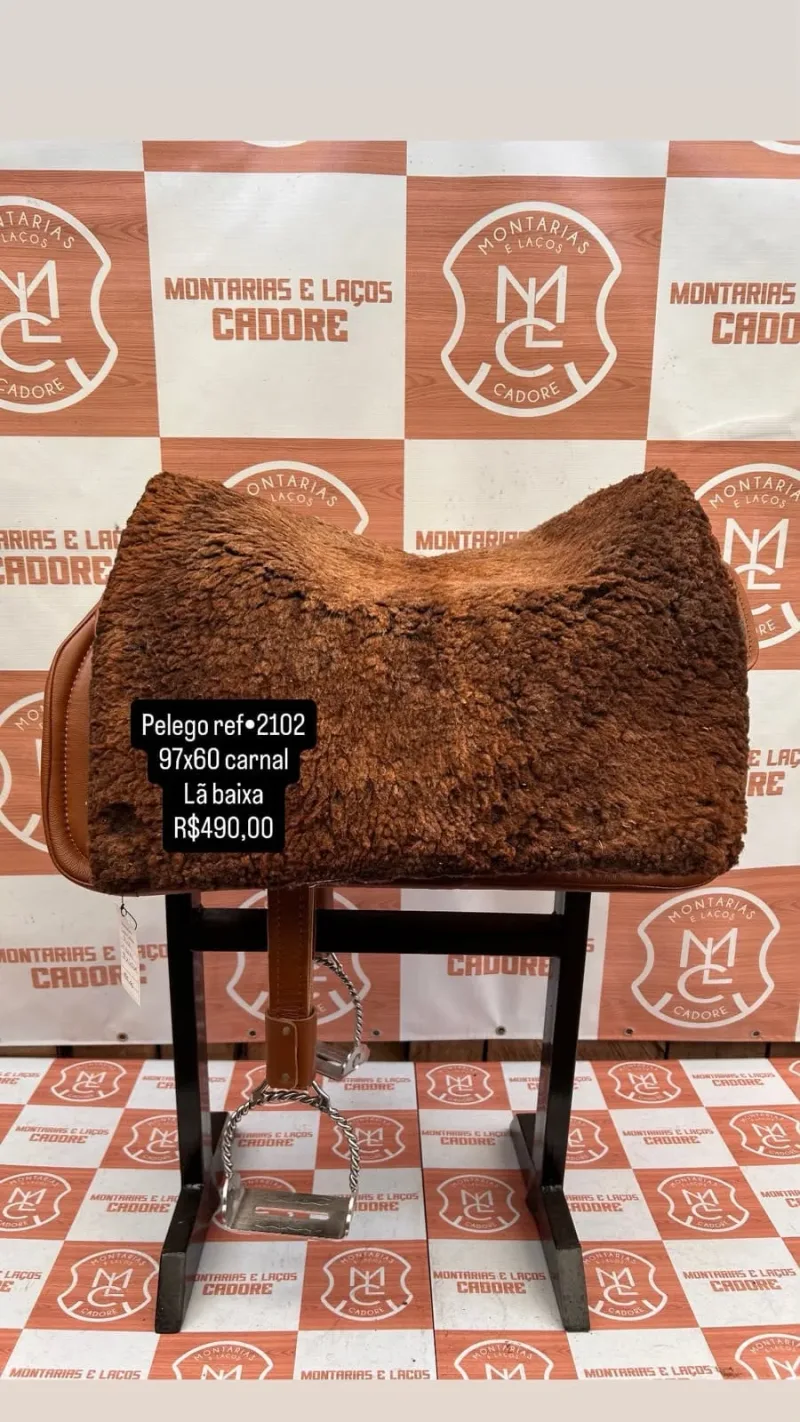 Pelego de Lã para cavalo