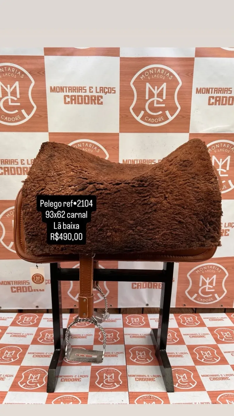 Pelego de Lã para cavalo