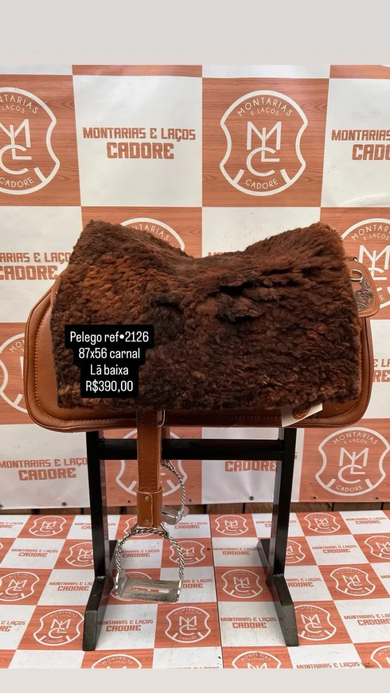 Pelego de Lã para cavalo