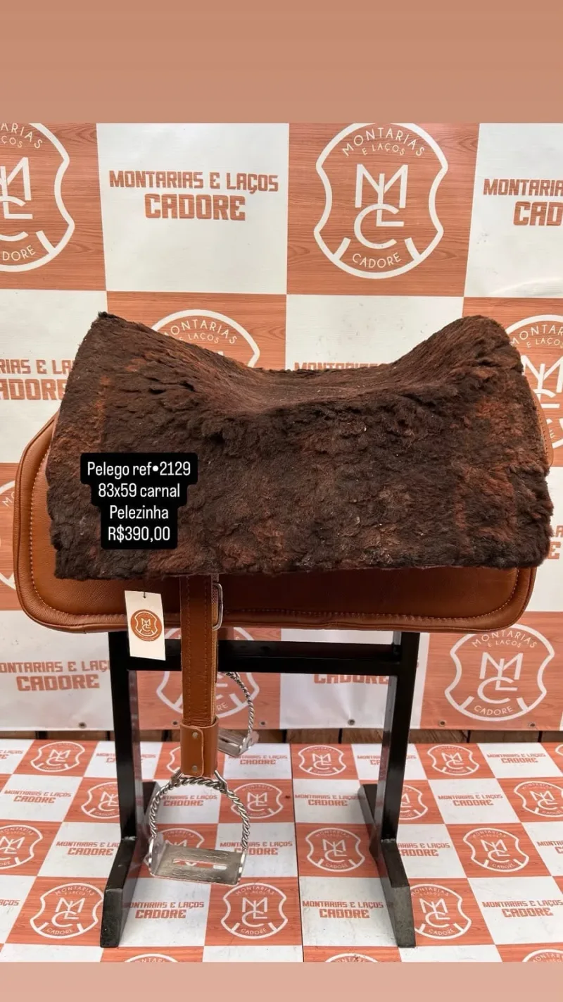 Pelego de Lã para cavalo