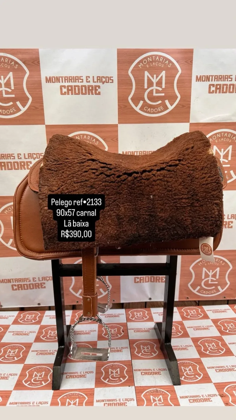 Pelego de Lã para cavalo