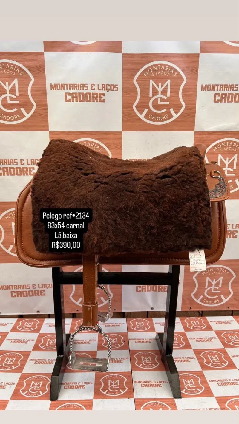 Pelego de Lã para cavalo