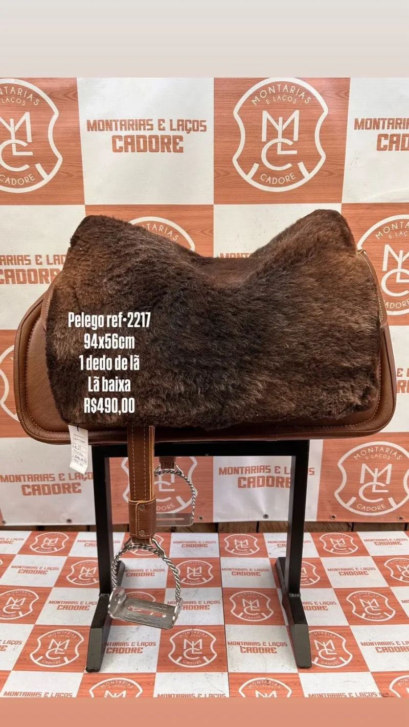Pelego de Lã para cavalo