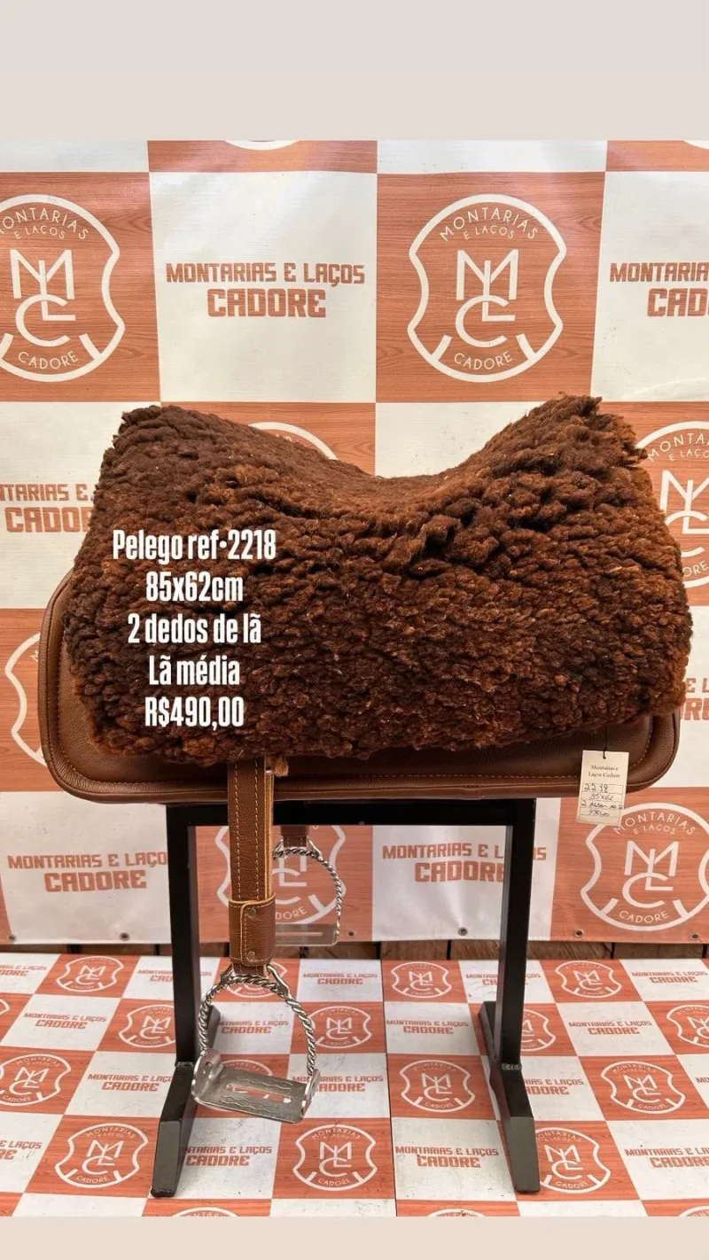 Pelego de Lã para cavalo