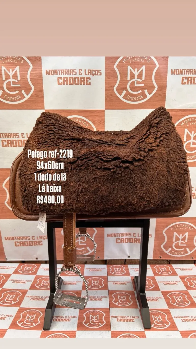 Pelego de Lã para cavalo