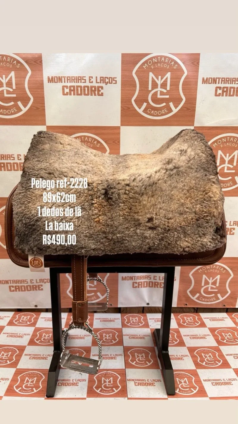 Pelego de Lã para cavalo