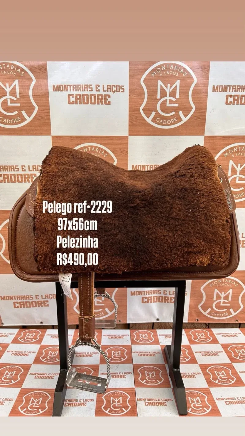 Pelego de Lã para cavalo