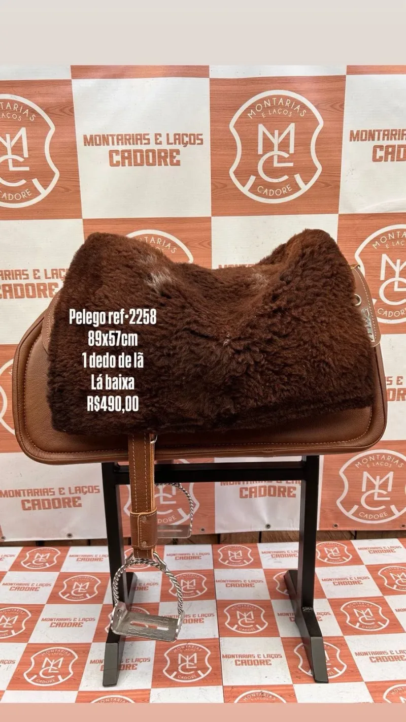 Pelego de Lã para cavalo