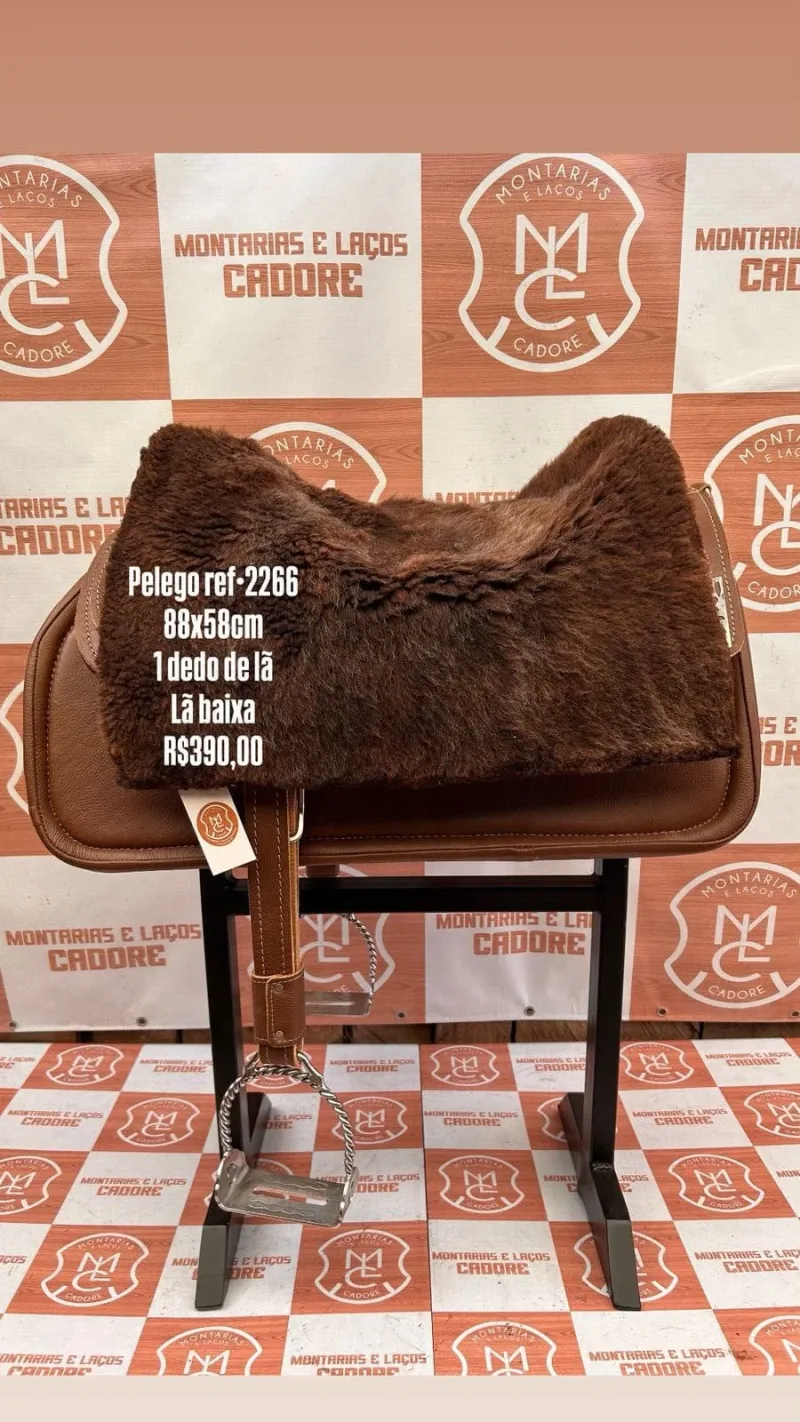 Pelego de Lã para cavalo