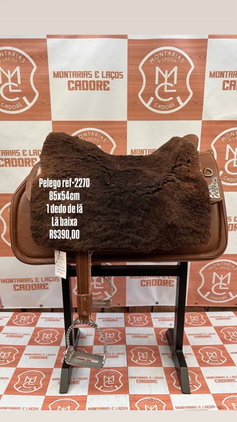 Pelego de Lã para cavalo