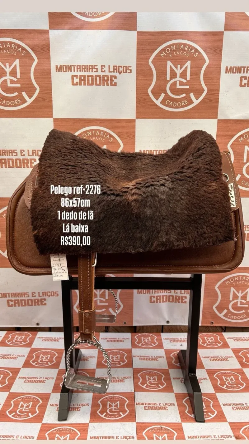 Pelego de Lã para cavalo