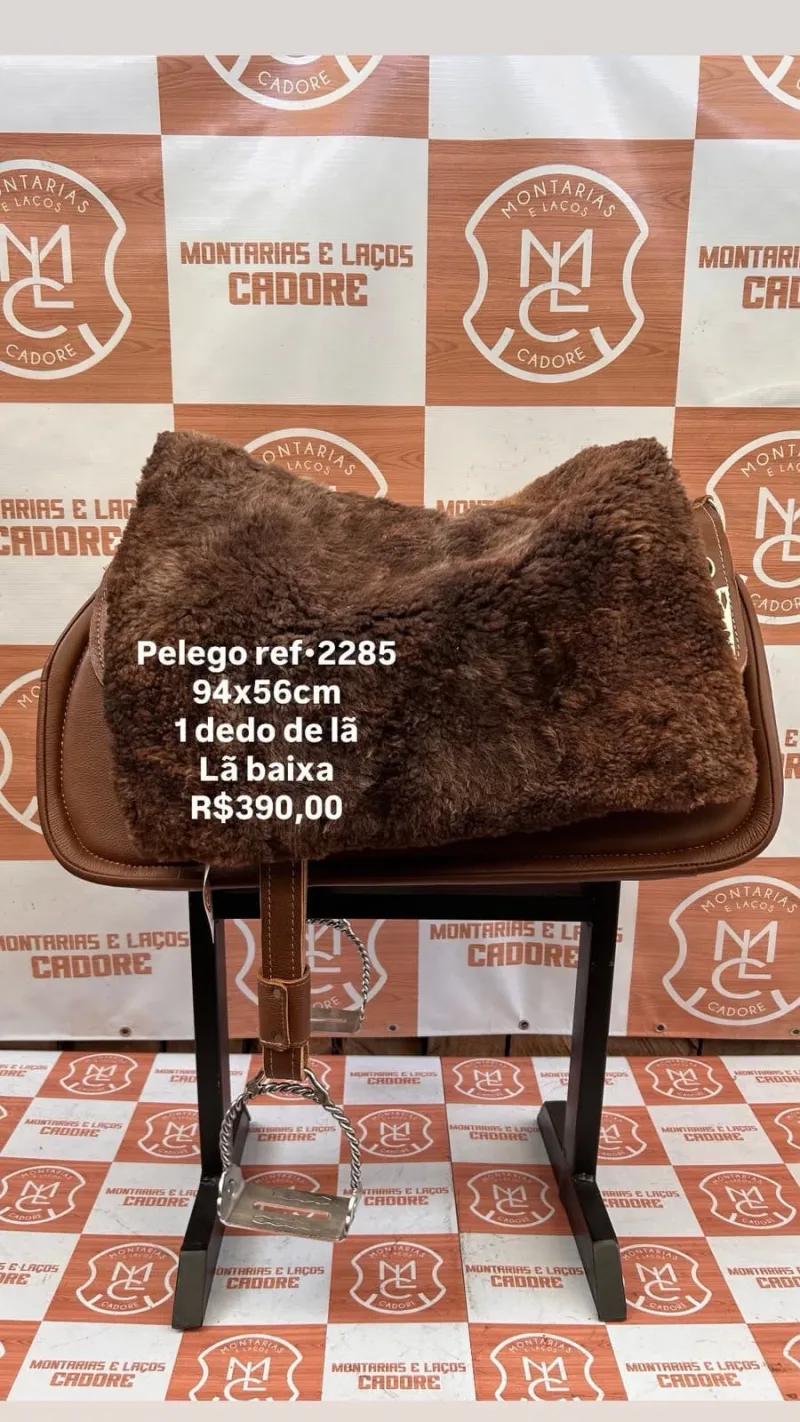 Pelego de Lã para cavalo