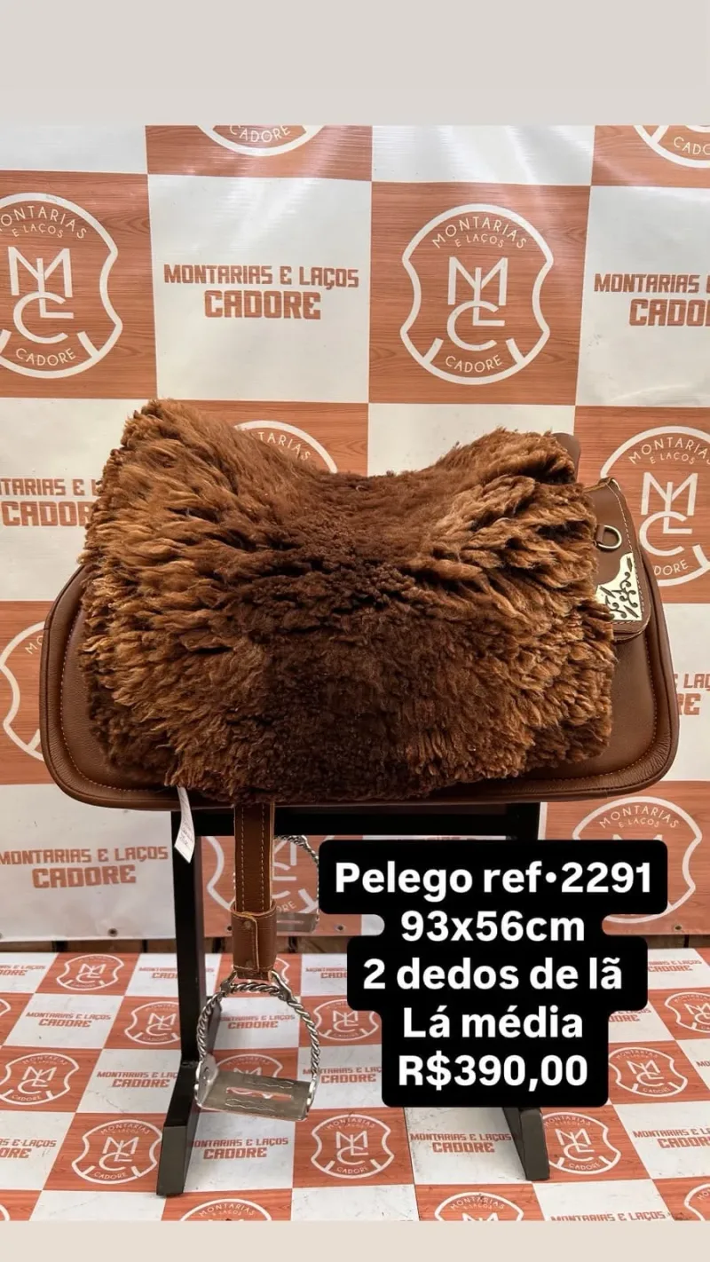 Pelego de Lã para cavalo