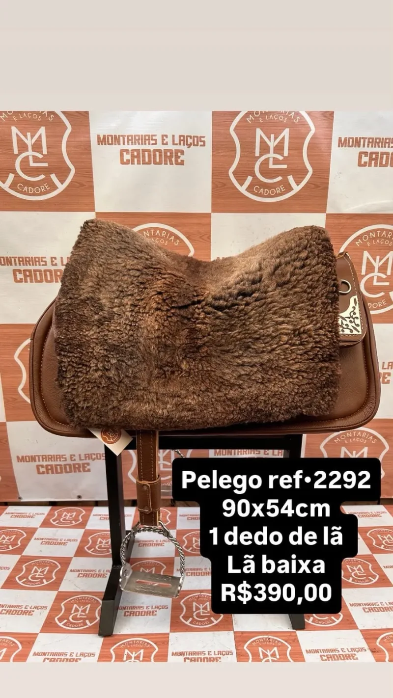 Pelego de Lã para cavalo