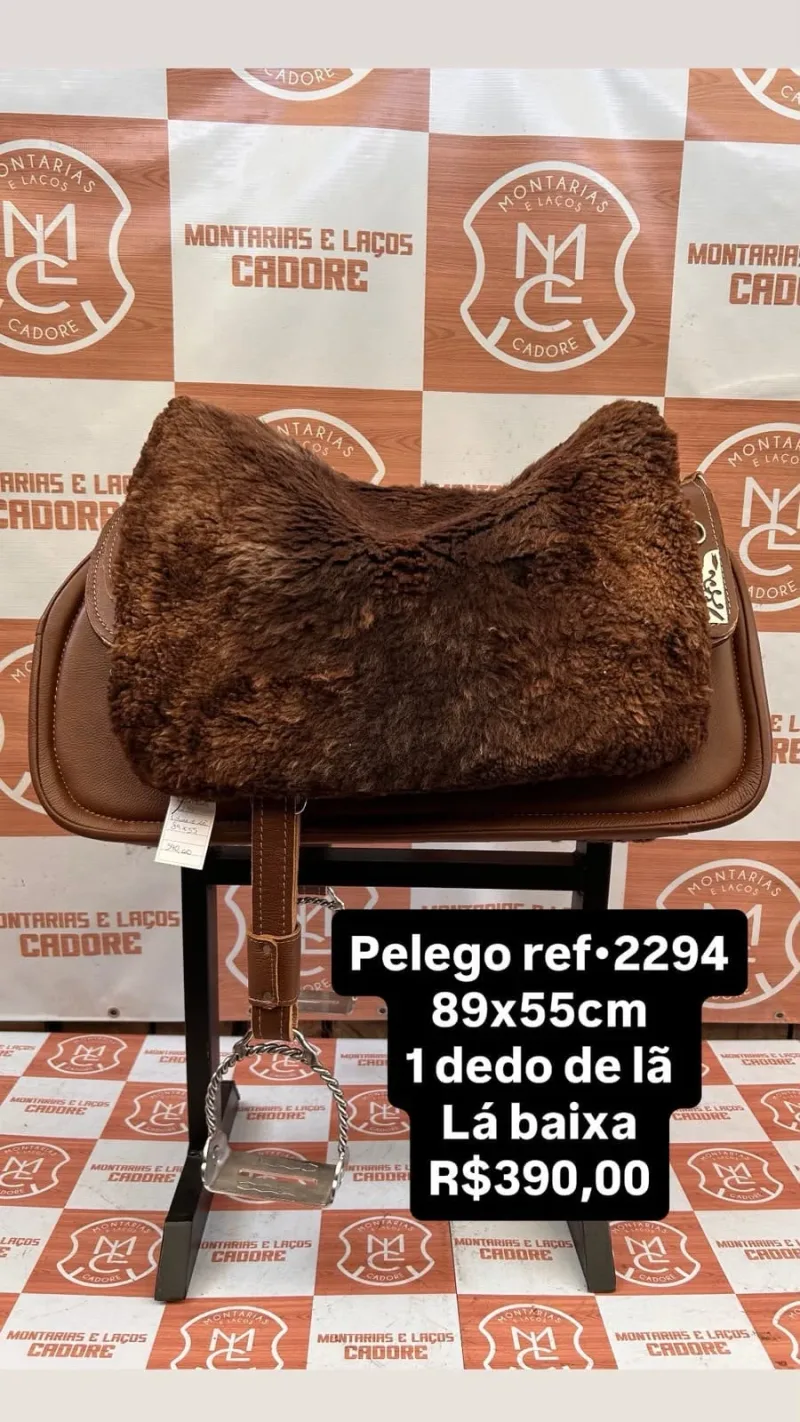 Pelego de Lã para cavalo