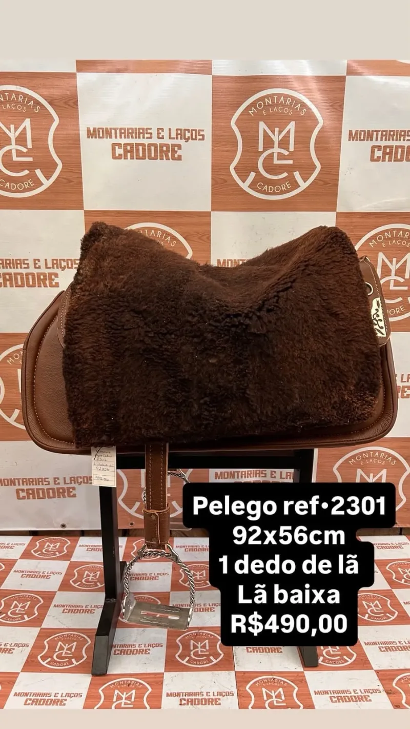 Pelego de Lã para cavalo