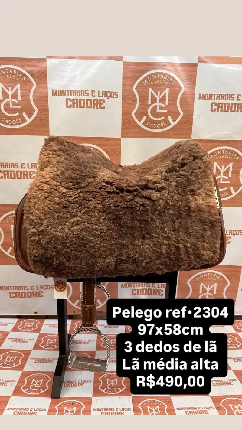 Pelego de Lã para cavalo