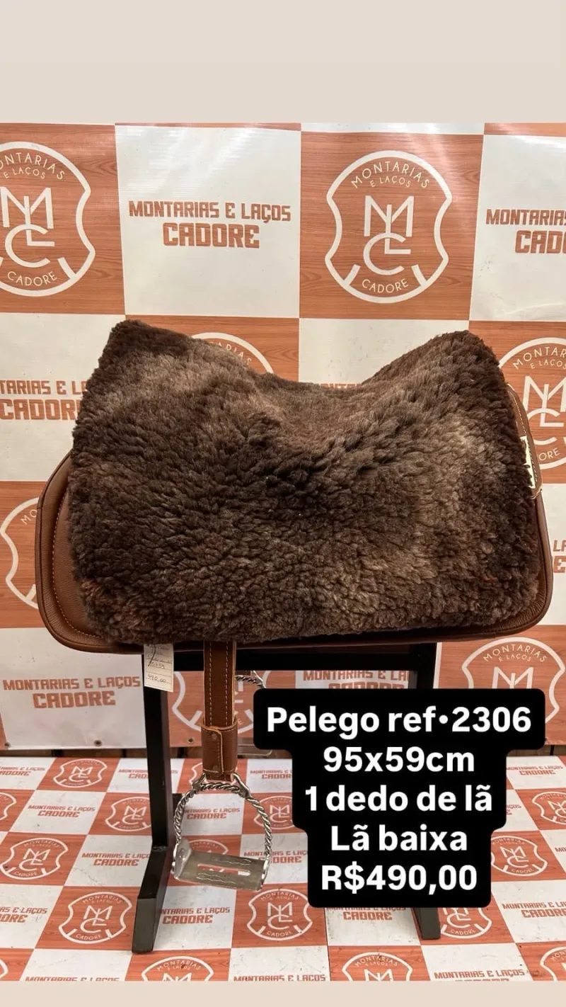Pelego de Lã para cavalo