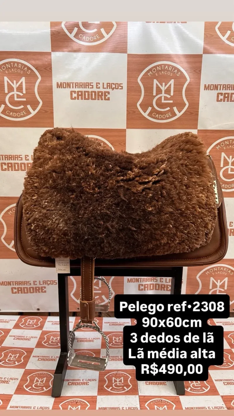 Pelego de Lã para cavalo
