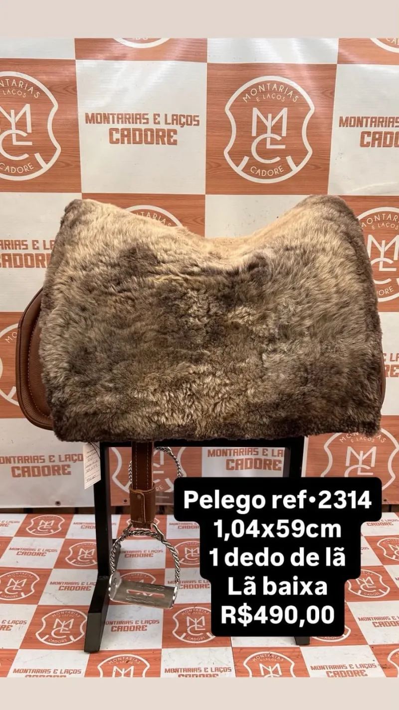 Pelego de Lã para cavalo
