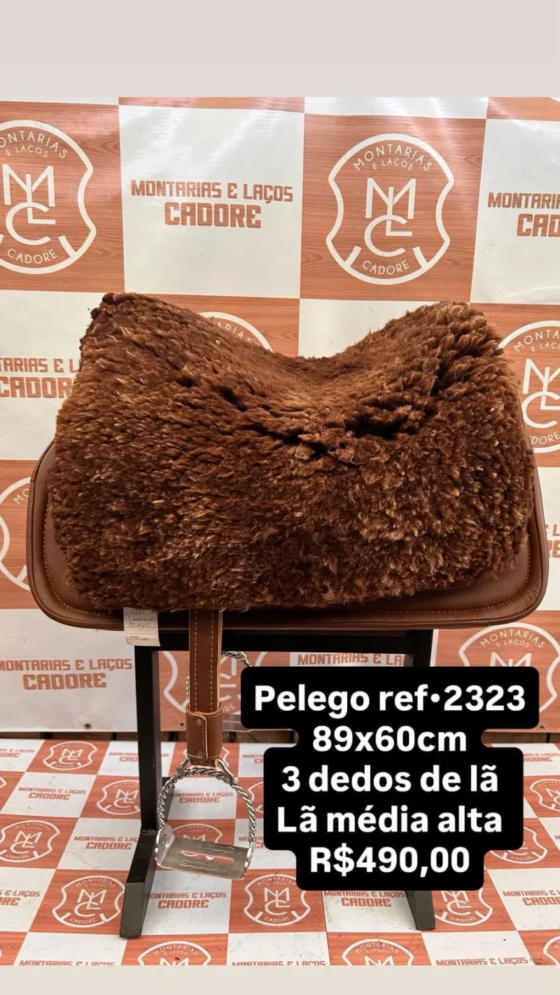 Pelego de Lã para cavalo