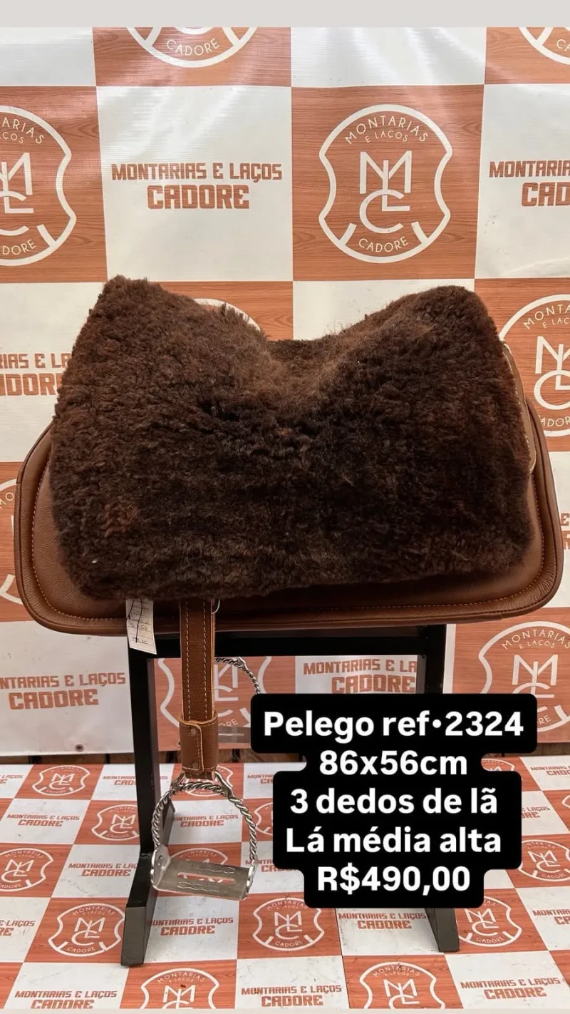 Pelego de Lã para cavalo
