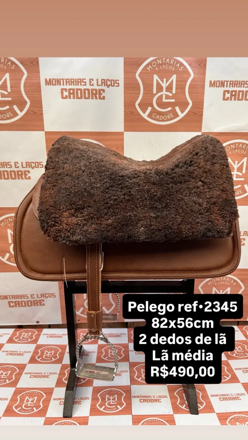 Pelego de Lã para cavalo