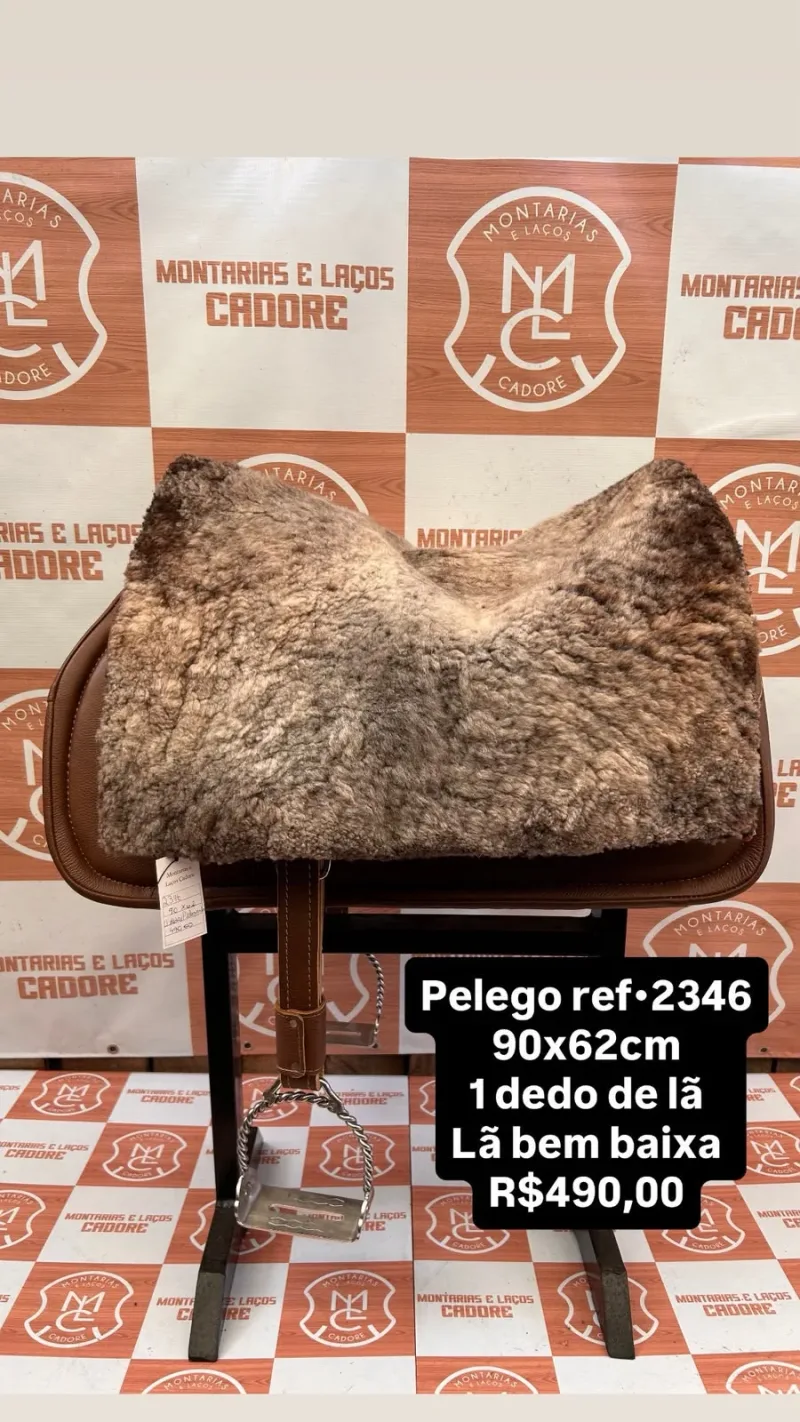Pelego de Lã para cavalo