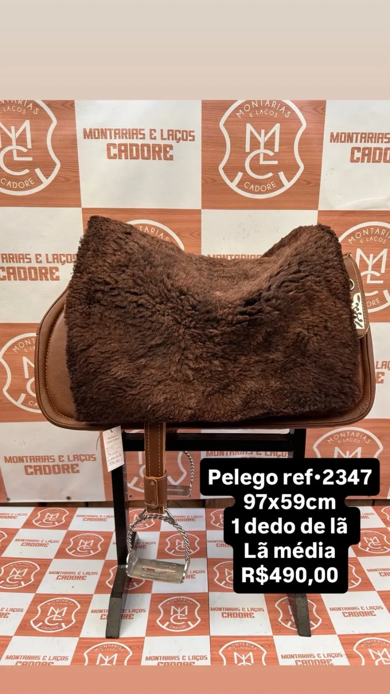 Pelego de Lã para cavalo