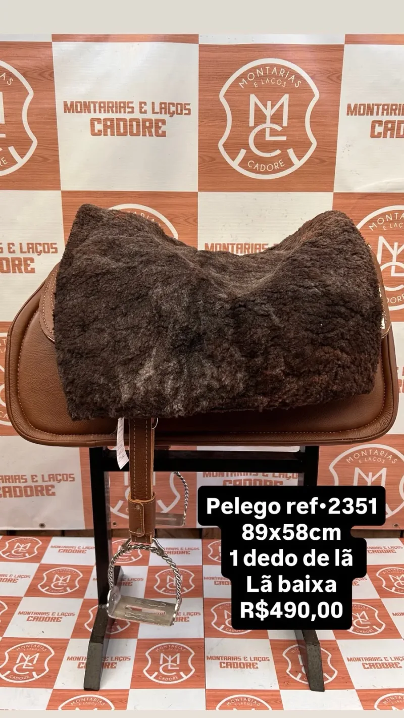 Pelego de Lã para cavalo