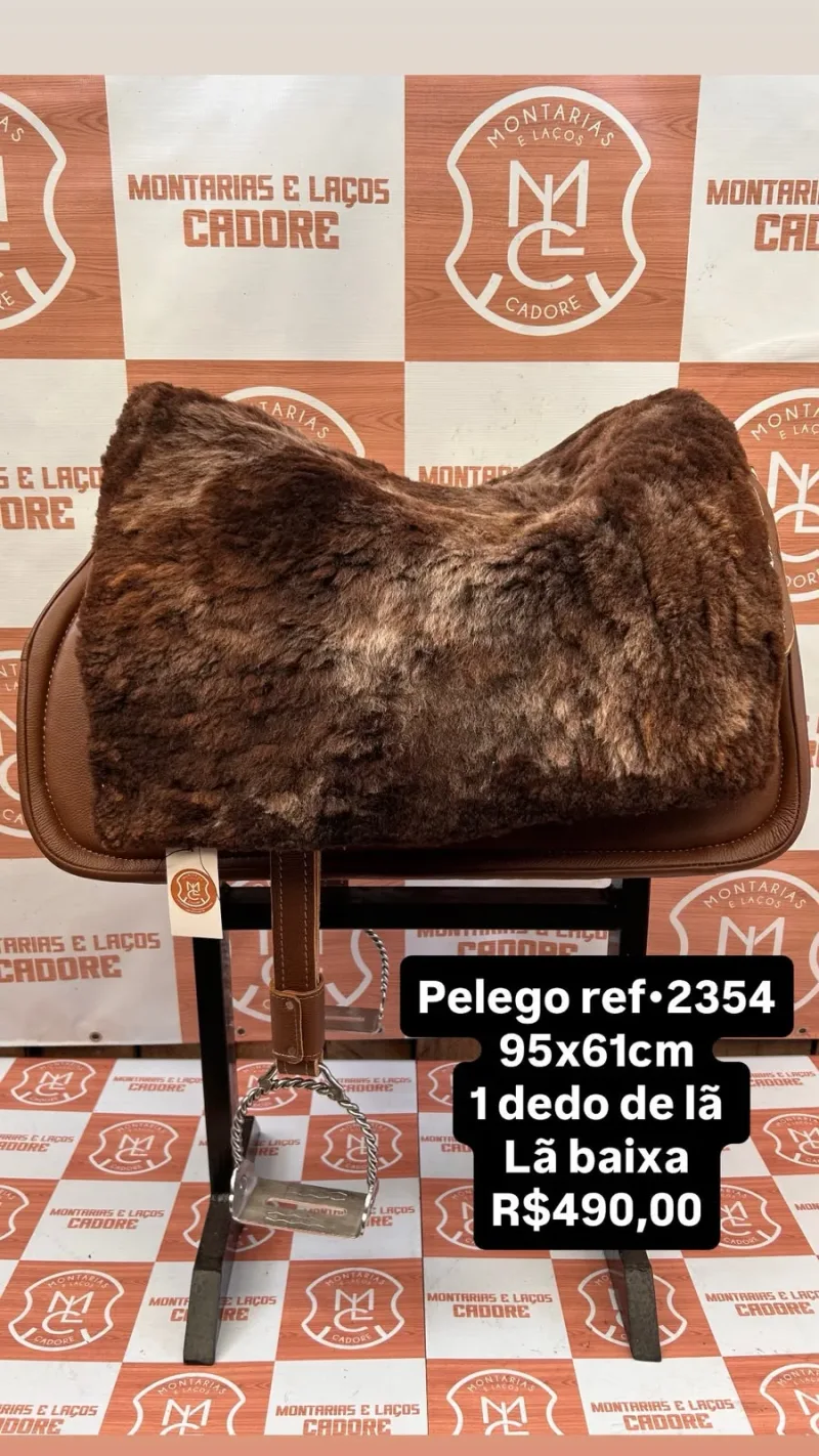 Pelego de Lã para cavalo