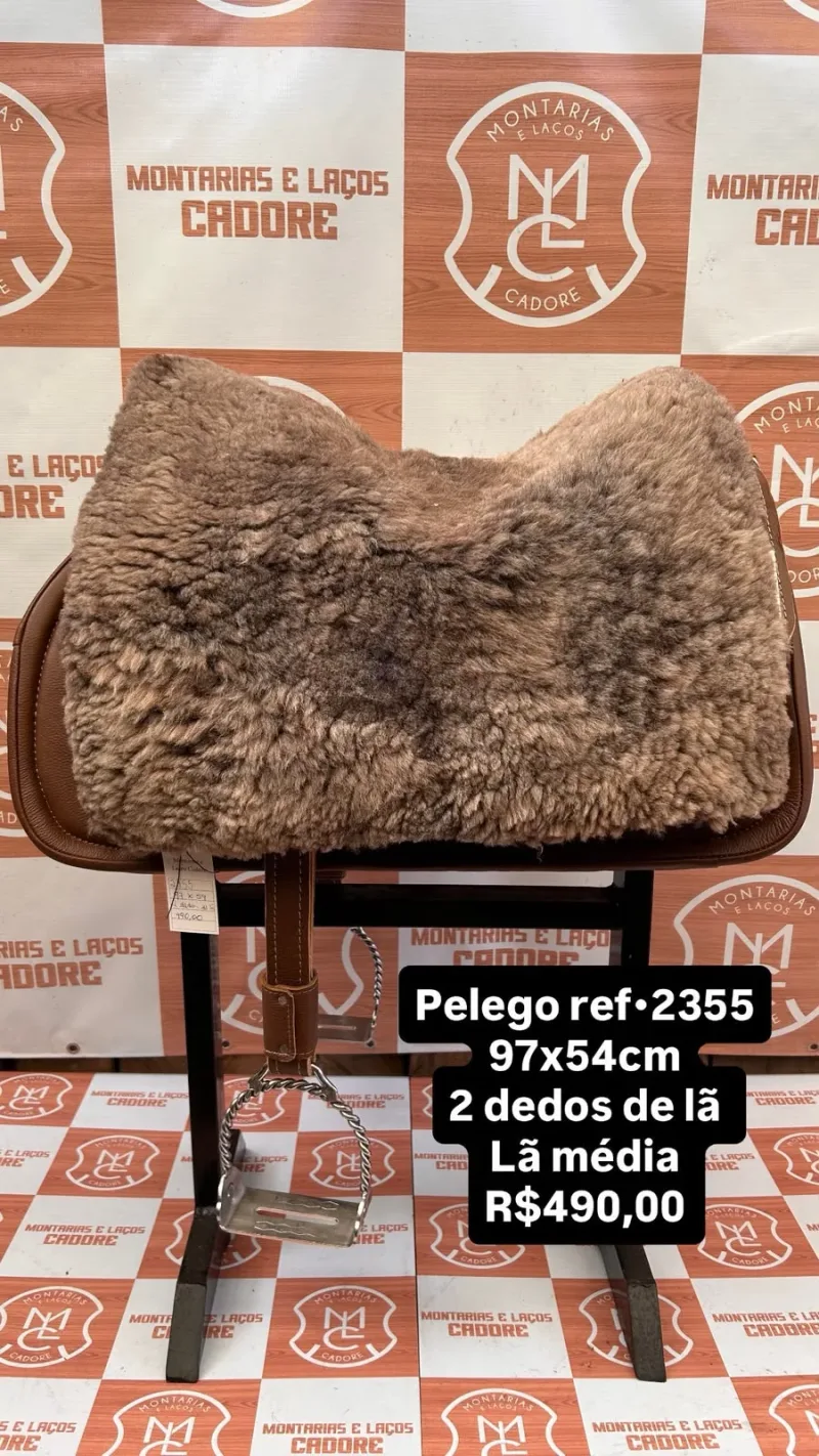 Pelego de Lã para cavalo