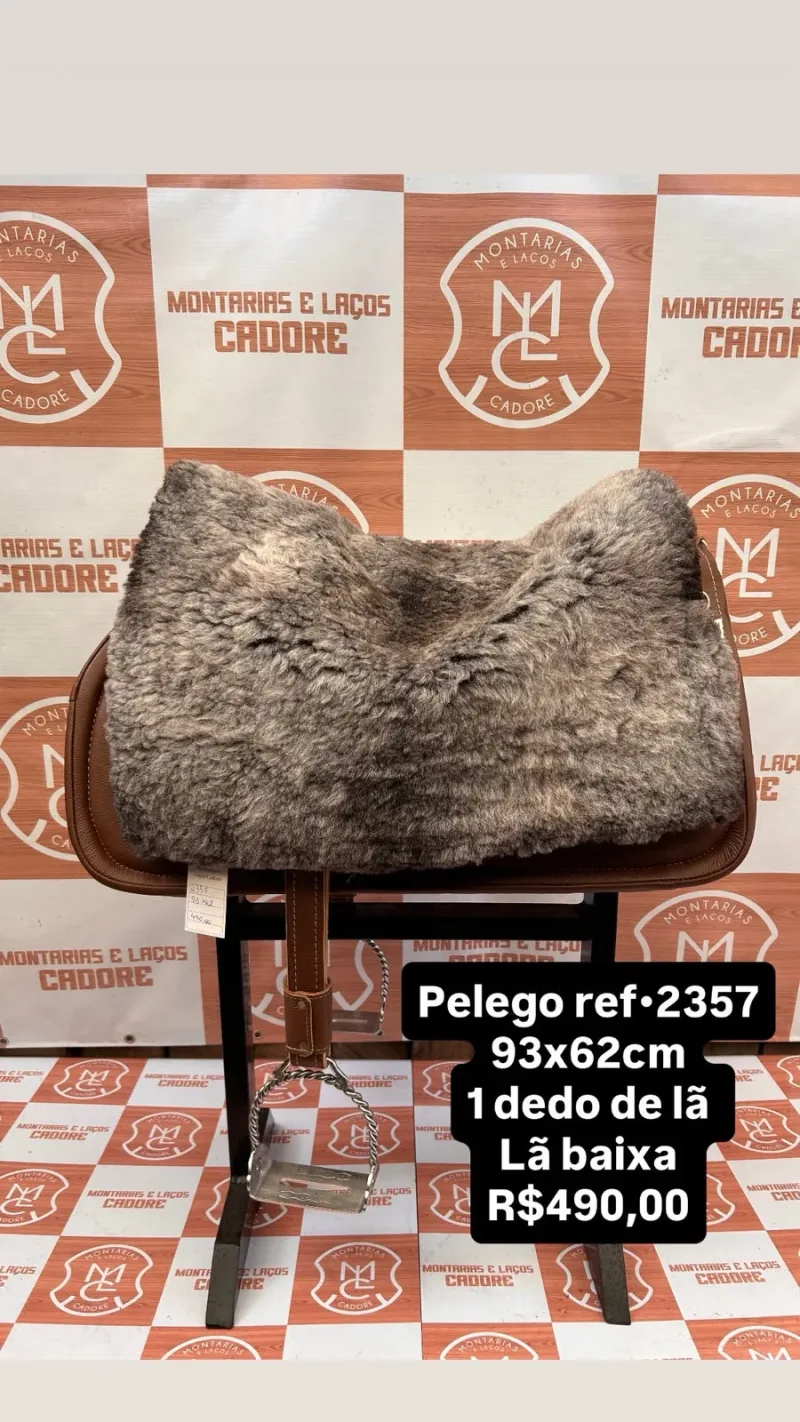 Pelego de Lã para cavalo
